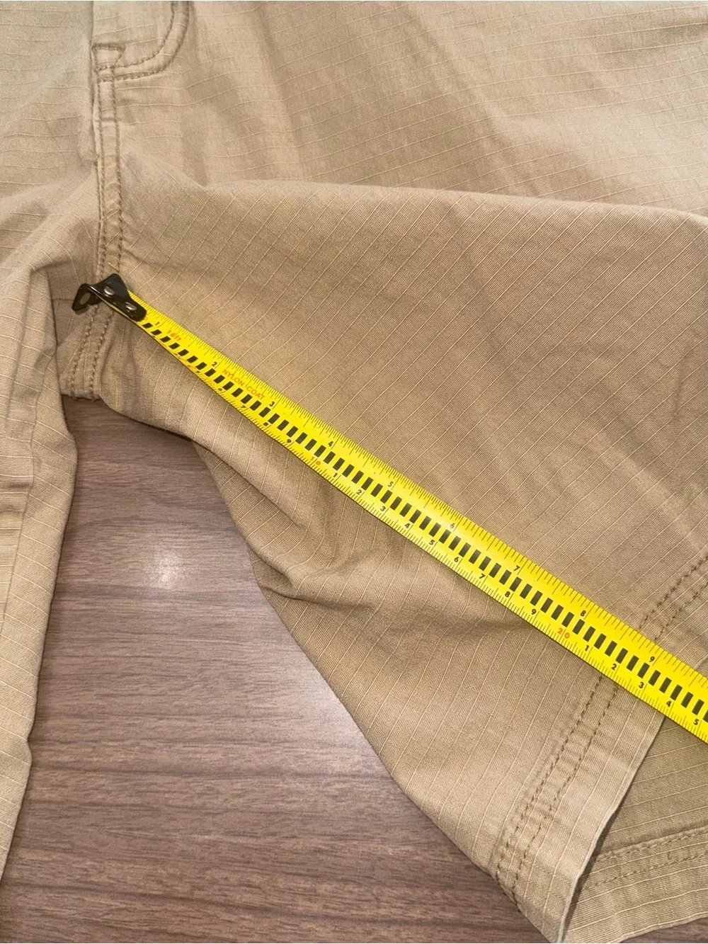 Weather Proof Flex Shorts Mens *40 Khaki Utility Trail Outdoor Hiking Ripstop